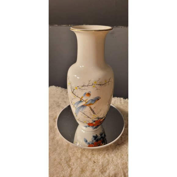 Jay Accents Fine China Vase By Jay Japan Inches Tall Beautiful
